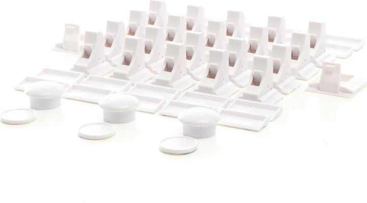 Image du produit Toboli 20x Serrure magnétique Sécurité enfant Bloque-placard Contrôle accès tiroir invisible Bébé