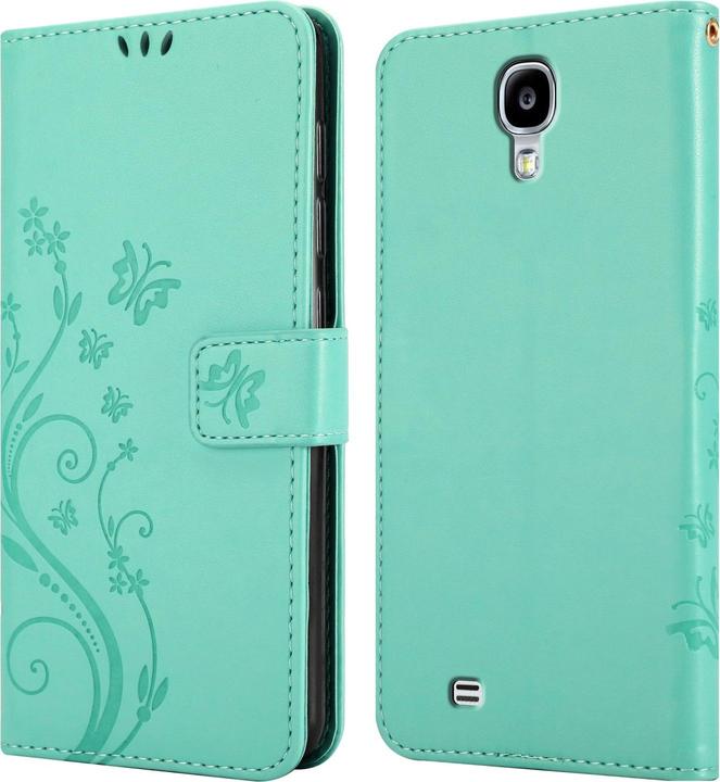 Actual product image Cadorabo Flower Book Case for Samsung Galaxy S4 (Samsung Galaxy S4)