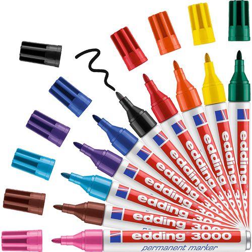 Actual product image Edding 3000 (Multicoloured, 3 mm, 10 x)
