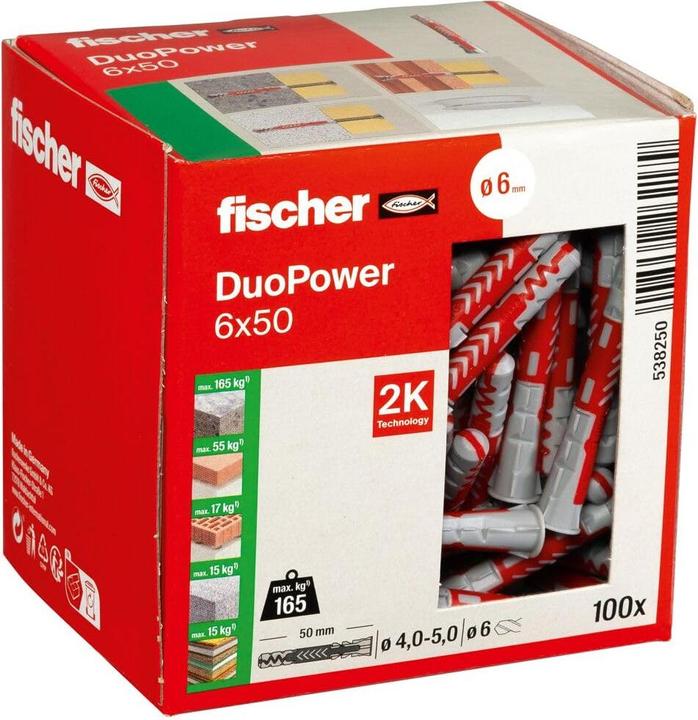 Immagine prodotto Fischer DuoPower 6x50 (100 pz.)