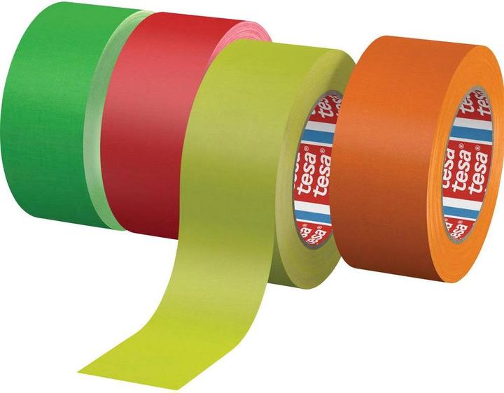 Produktbild tesa Gewebeband Neon-Gruen 25m:25mm (25 mm)