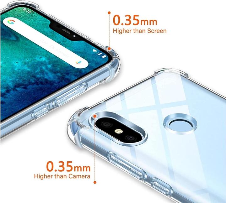 Immagine prodotto Screenguard Xiaomi Mi A2 Lite Custodia Crystal Soft Airbag Bumper (Mi A2 lite)
