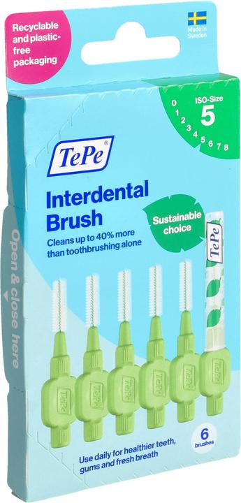 TePe Interdentalbürsten Grün Grösse 5 0,8mm (6 x, 0.80 mm)