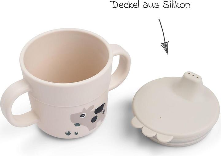 Actual product image Done by Deer Trinkbecher Small Farm Beige, 215 ml