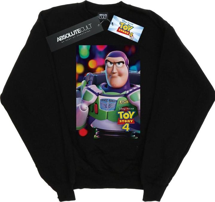 Actual product image Disney Womens/Ladies Toy Story 4 Buzz Lightyear Poster Sweatshirt (M)