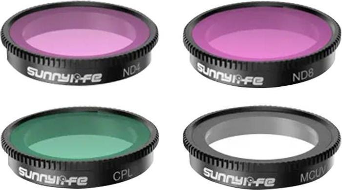 Sunnylife Set of 4 filters MCUV+CPL+ND4+ND8 for Insta360 GO 3/2 (Insta360 Go 3)