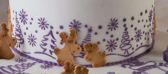 Martellato Stencil Christmas forest