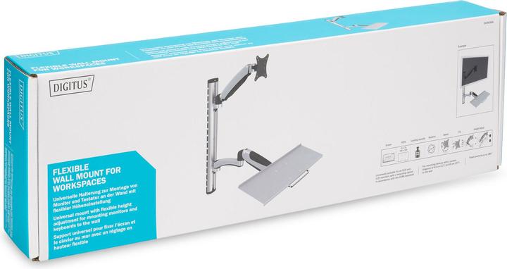 Produktbild Digitus Flexibler Arbeitsplatz,Wandm. (Wand, 27")