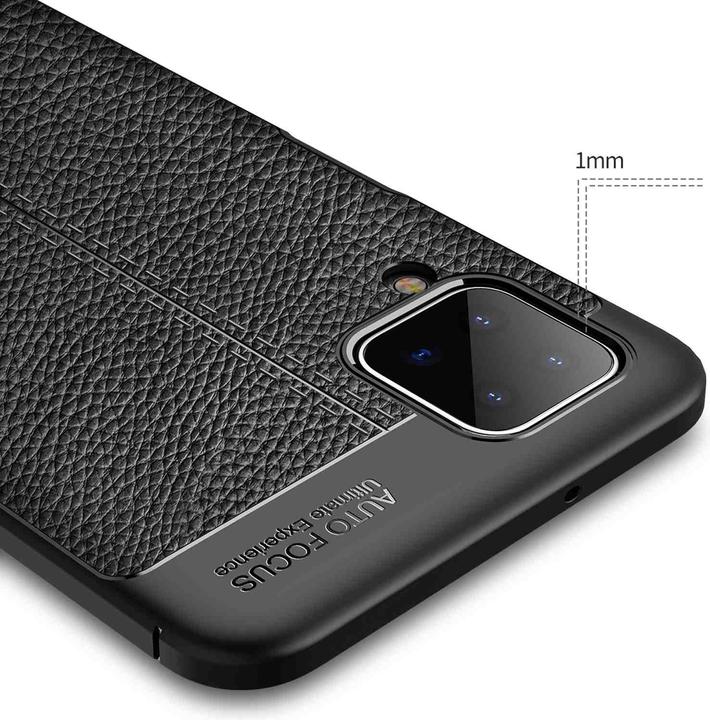 Image du produit Cadorabo TPU Cover similicuir structure (Samsung Galaxy A12, Samsung Galaxy M12)