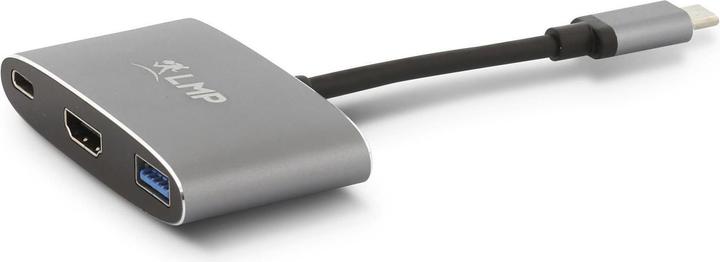 Produktbild LMP USB-C zu (USB Typ-C, USB 3.0, HDMI, 7.30 cm)