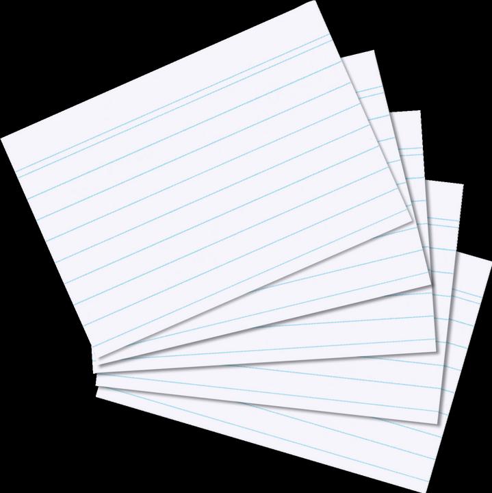 Herlitz Index cards (A7, 170 g/m², 100 x)