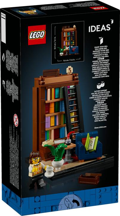 Actual product image LEGO Books are my passion (40698, LEGO Ideas)