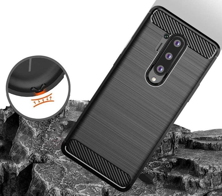 Immagine prodotto Screenguard OnePlus 8 Pro Cover Carbon Brushed Soft TPU (OnePlus 8 Pro)