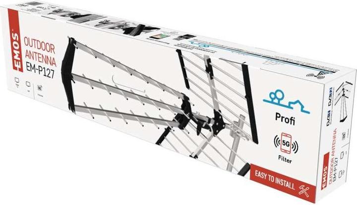 Immagine prodotto Emos J0907 (Antenna yagi, 25 dB, LTE, DVB-T / -T2)