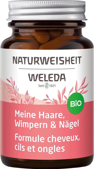 Actual product image Weleda Natural Wisdom My Hair Eyelashes & Nails (46 Piece, Capsules, 126 g)