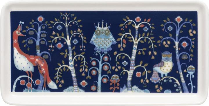 Iittala Taika plate rectangular blue (1 x)