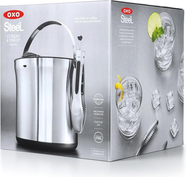 Produktbild OXO Eiswürfelbehälter und Zange