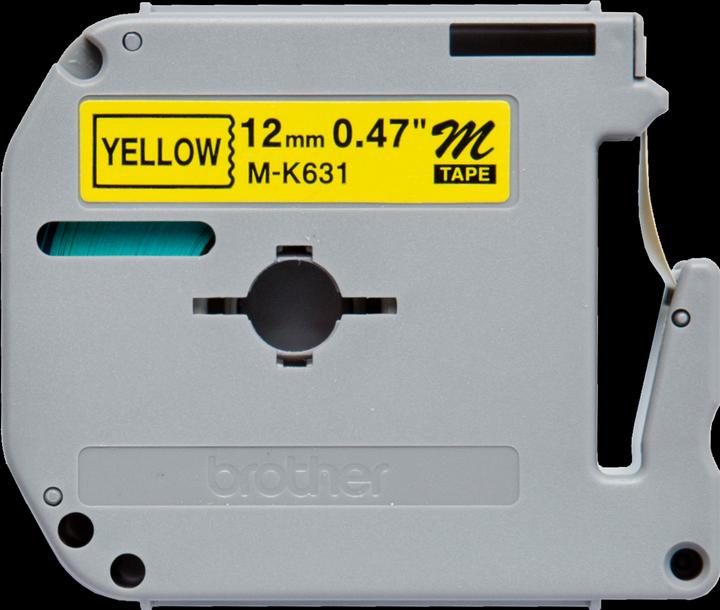 Immagine prodotto Brother M-K631bz (1.20 cm, Giallo, Nero)