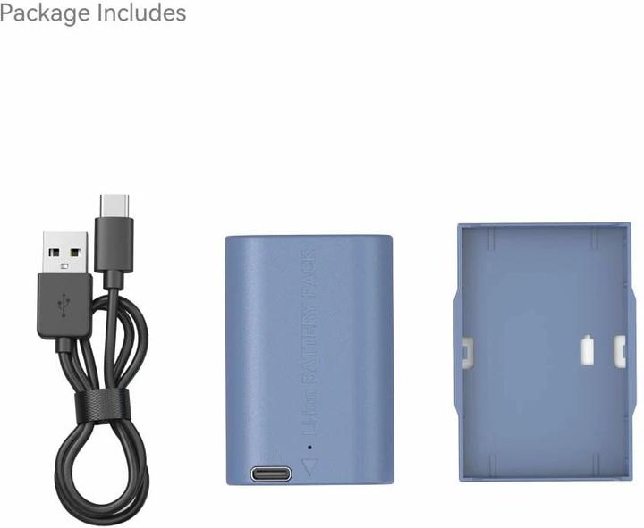 Image du produit SmallRig 4264 LP E6NH Batterie de caméra rechargeable USB C (Batterie de l'appareil photo)