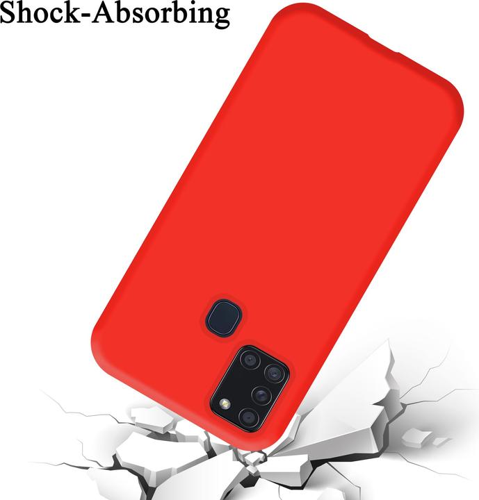 Actual product image Cadorabo TPU Liquid Silicone Case Cover (Samsung Galaxy A21s)