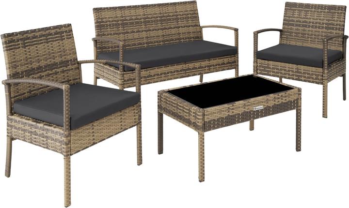 tectake Rattan Sitzgruppe