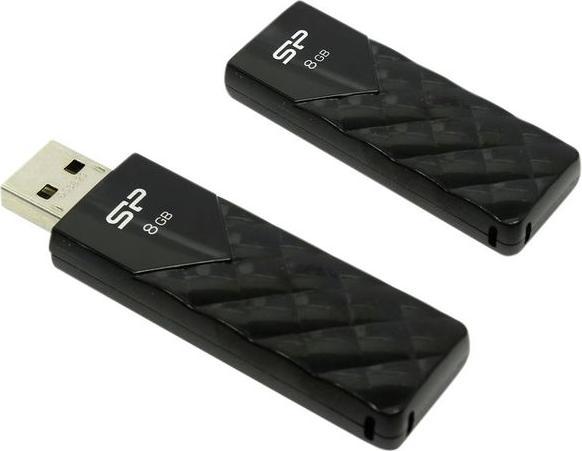 Actual product image Silicon Power Ultima U03 USB Flash Drive 16 GB Mystery Black (16 GB, USB-A, USB 2.0)