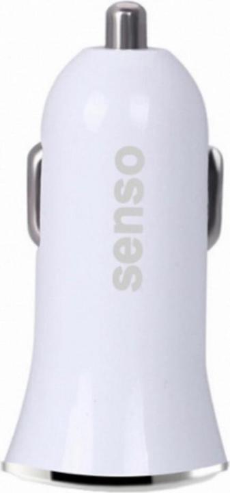Actual product image Senso Car Charger 2x USB 2.1A white