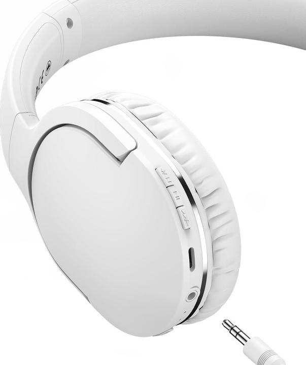 Actual product image Baseus Encok headphone D02 Pro White (40 h, Wireless)