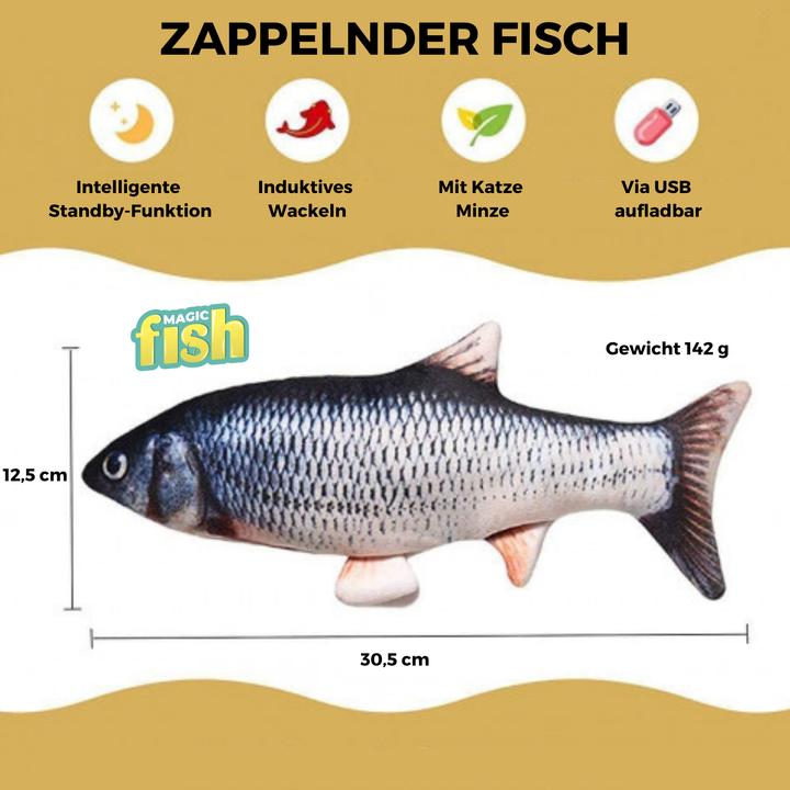 Produktbild Best direct Magic Fish (Plüschspielzeug Katze)