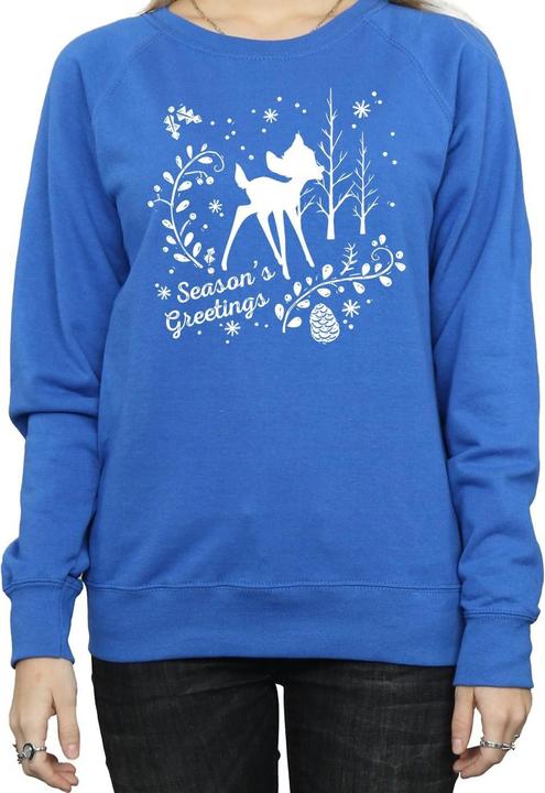 Immagine prodotto Disney Bambi Christmas Greetings Felpa Donna (L)
