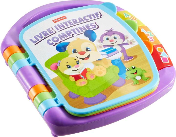 Fisher-Price Livre Interactif Comptines - Livre bébé - 6 mois et + (Français)