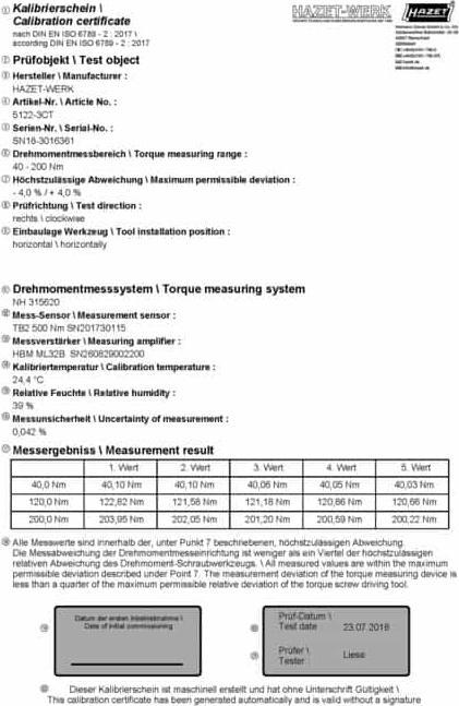Produktbild HAZET Drehmomentschlüssel 5108-3CT ∙ Nm min-max: 2.5 - 25 Nm ∙ Toleranz: 3% ∙ Vierkant 6,3 mm (1/4 … (1/4", 2.50 Nm, 25 Nm)