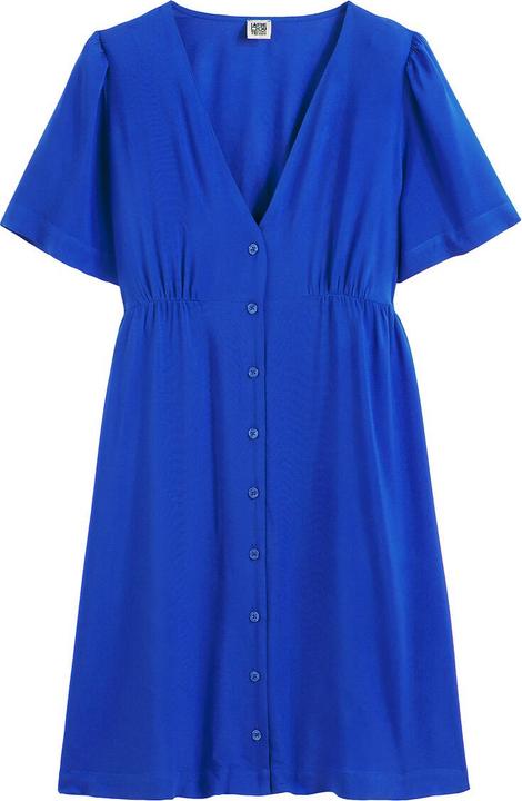 Actual product image La Redoute Collections Short dress with V-neck (38)