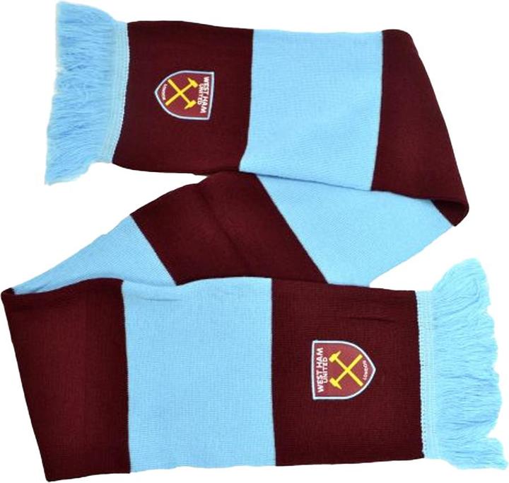 Actual product image West Ham United FC Jacquard Knitted Scarf
