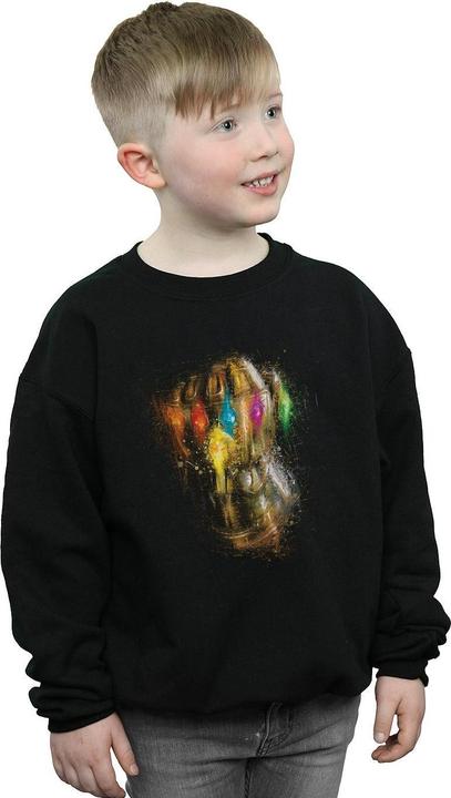 Produktbild Avengers Endgame Infinity Gauntlet Splatter Sweatshirt Jungen (128)