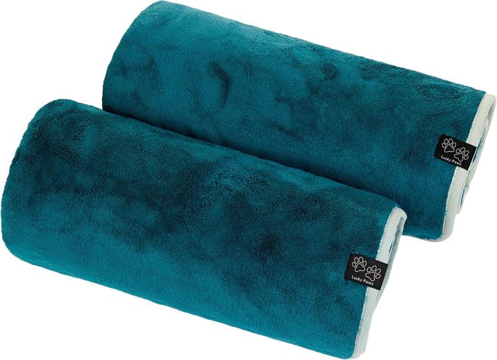 Actual product image Lucky Paws 2-pack of dog towels (Dog)