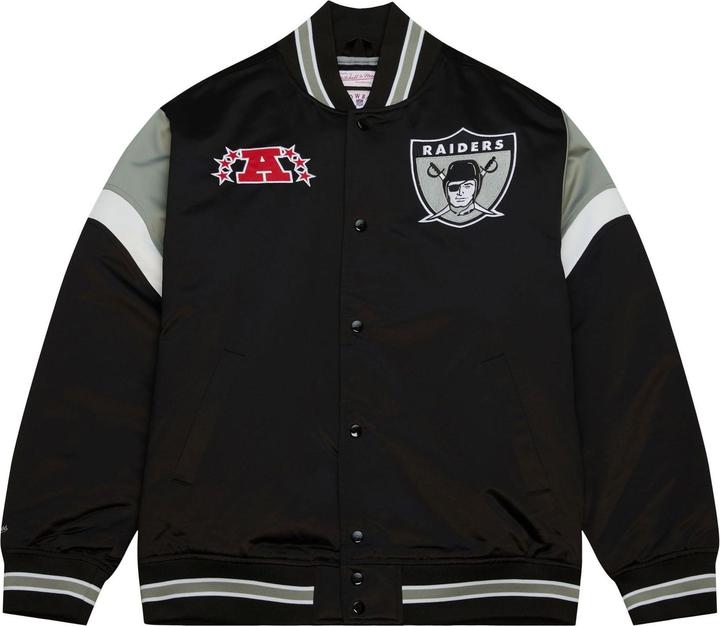 Produktbild Mitchell & Ness M&N Heavyweight Satin Jacke NFL Oakland Raiders - M (M)