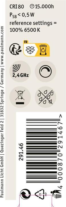 Produktbild Paulmann Kerze Zigbee Filament (E14, 5 W, 470 lm, 1 x, F)