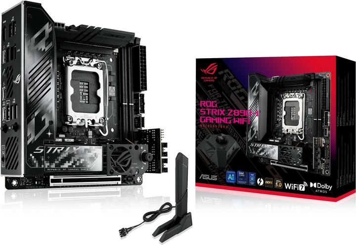 Actual product image ASUS ROG STRIX Z890-I GAMING WIFI (LGA 1851, Intel Z890, Mini-ITX)