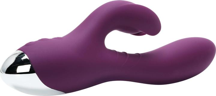 Actual product image Tracy's Dog Jade Rabbit Vibrator - Purple