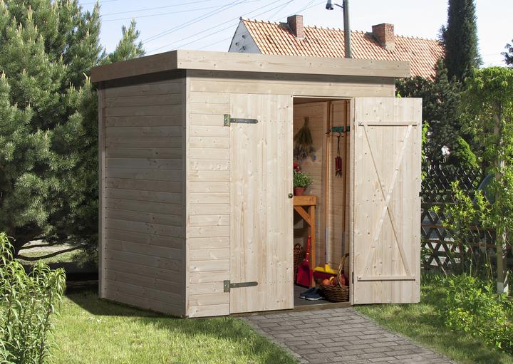 Produktbild Weka Holzbau Gerätehaus 344 Flachdach