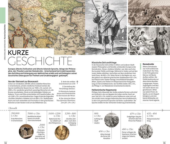 Image du produit Vis-à-Vis Reiseführer Griechenland, Athen & Festland (Allemand, DK Verlag Voyage, 2024)