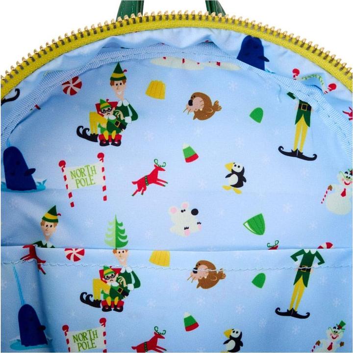 Immagine prodotto Loungefly Buddy - L'elfo di Natale di Mini zaino Buddy con lustrini Cosplay