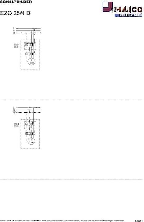 Nutritional values and ingredients Maico Fan DN 250 wall mounting (EZQ 25/4 D)