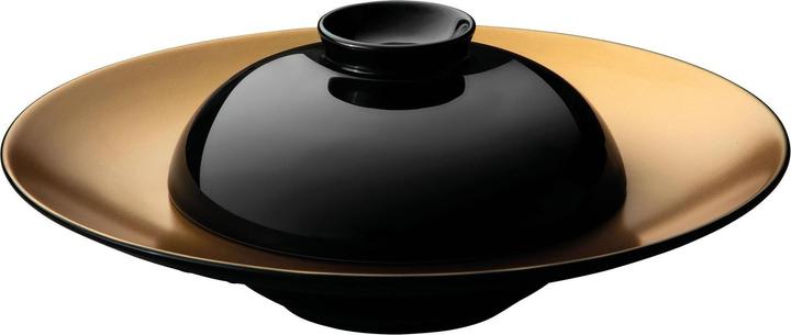 BergHoff Speise-Service Gem Line 2 Stück, Schwarz/Gold (2 x, 28 cm)