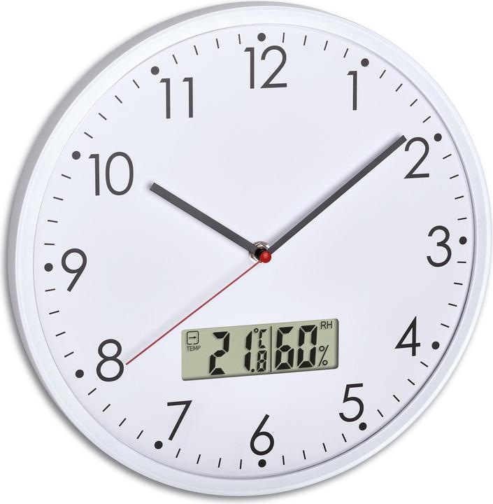 Image du produit TFA Horloge analogique avec thermo-hygromètre numérique (30.20 cm)