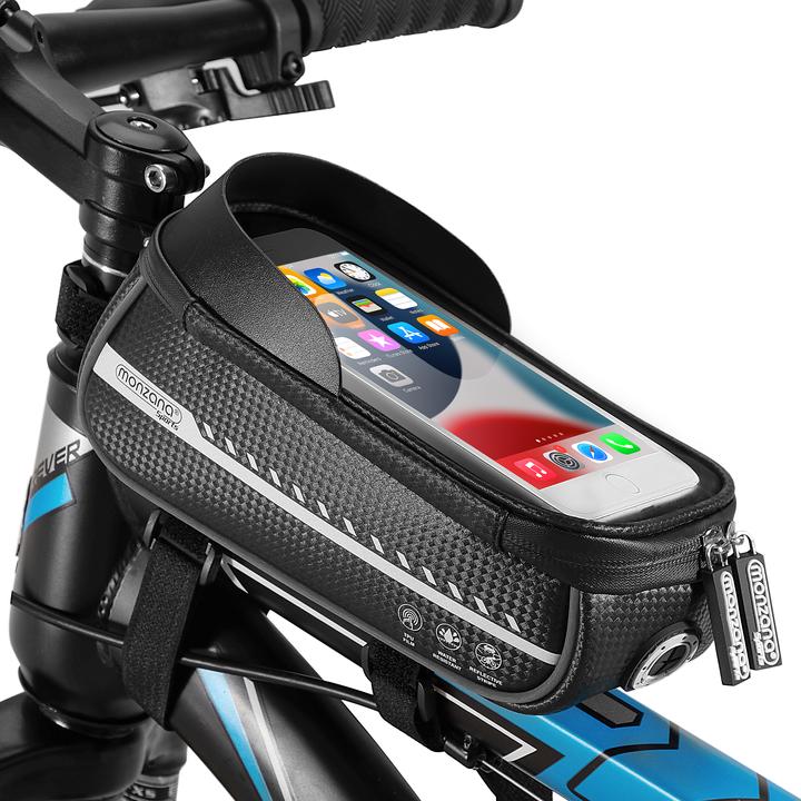 Monzana Fahrradtasche (0.85 l, Rahmentasche)