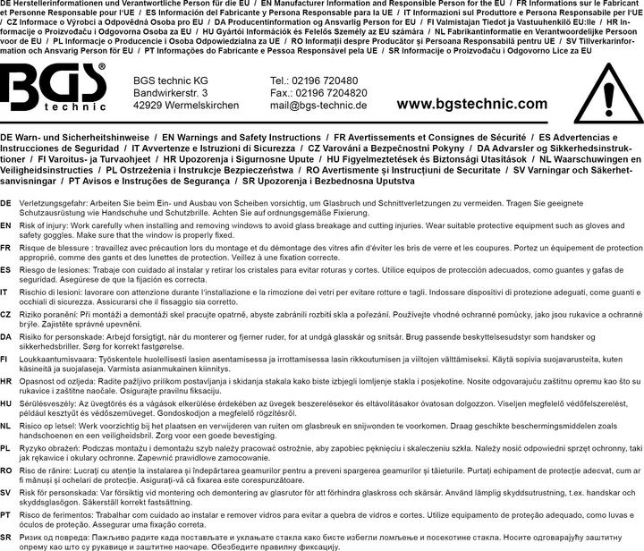 Produktbild BGS Windschutzscheiben-Ständer