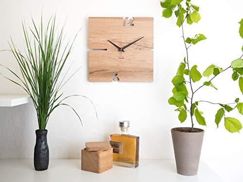 Produktbild Huamet Eckige Holzwanduhr (30 cm)