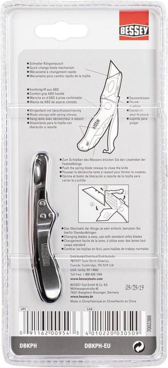 Immagine prodotto Bessey Coltello pieghevole (Taglierini)